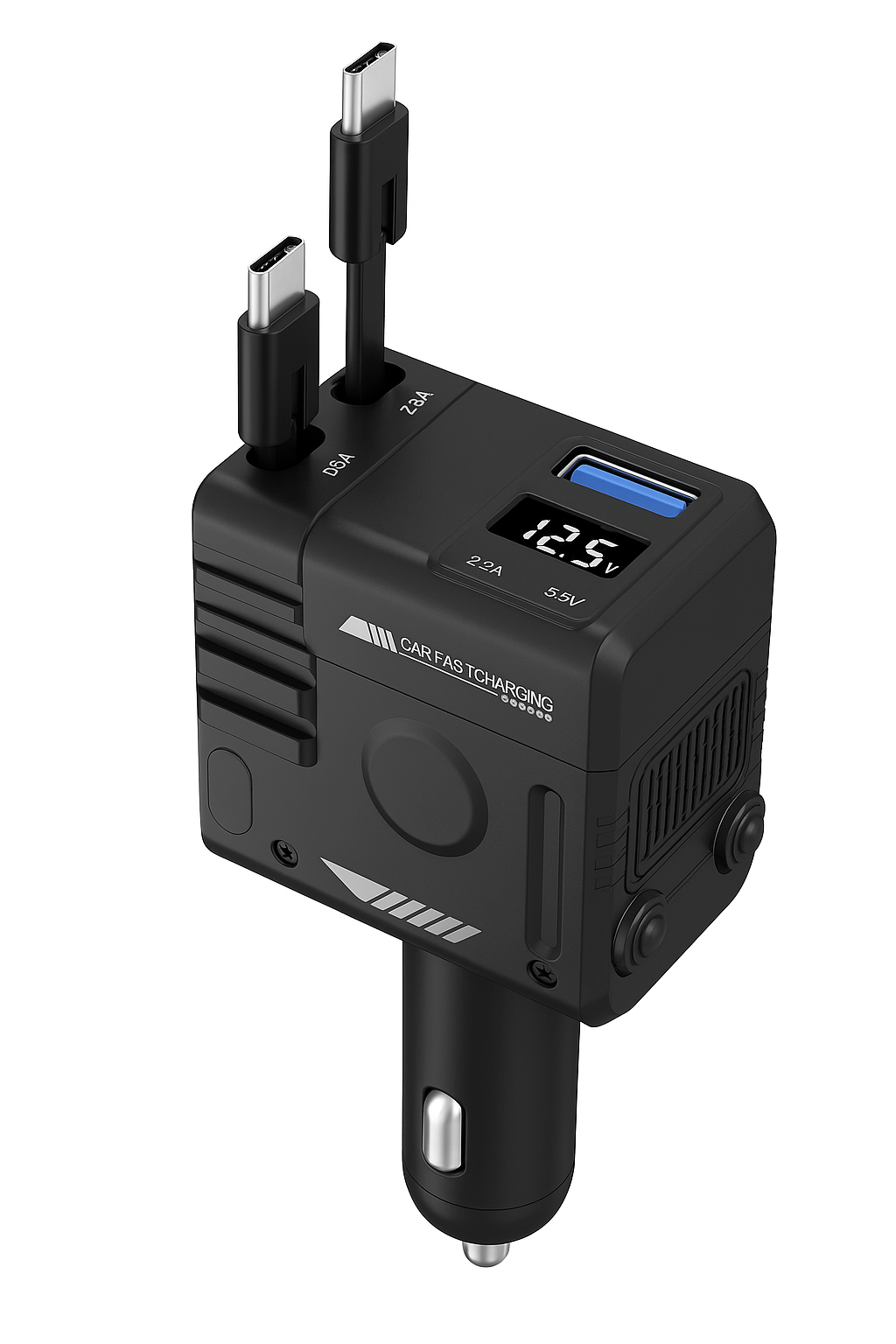 Chargeur Allume-Cigare 4 en 1