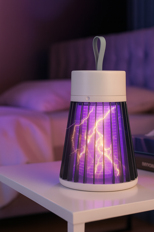 Lampe Anti-Moustique Nouvelle Génération – Avec lumière violette 360°