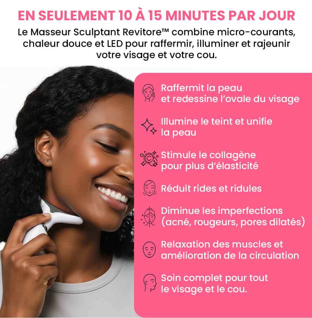 LIFTING™ - Masseur Facial LED 3-en-1